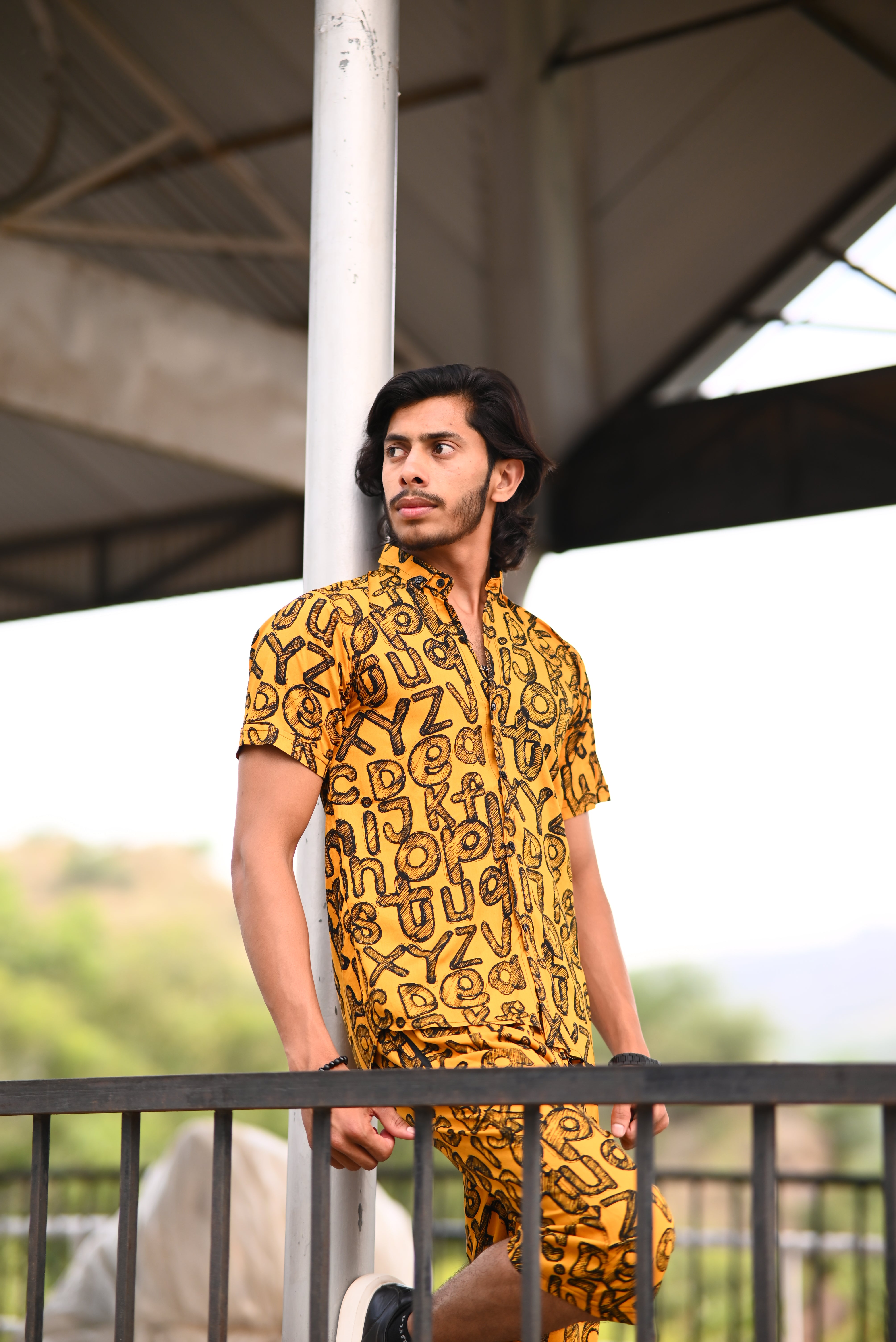Premium Co-ord Set — Printed Shirt + Shorts