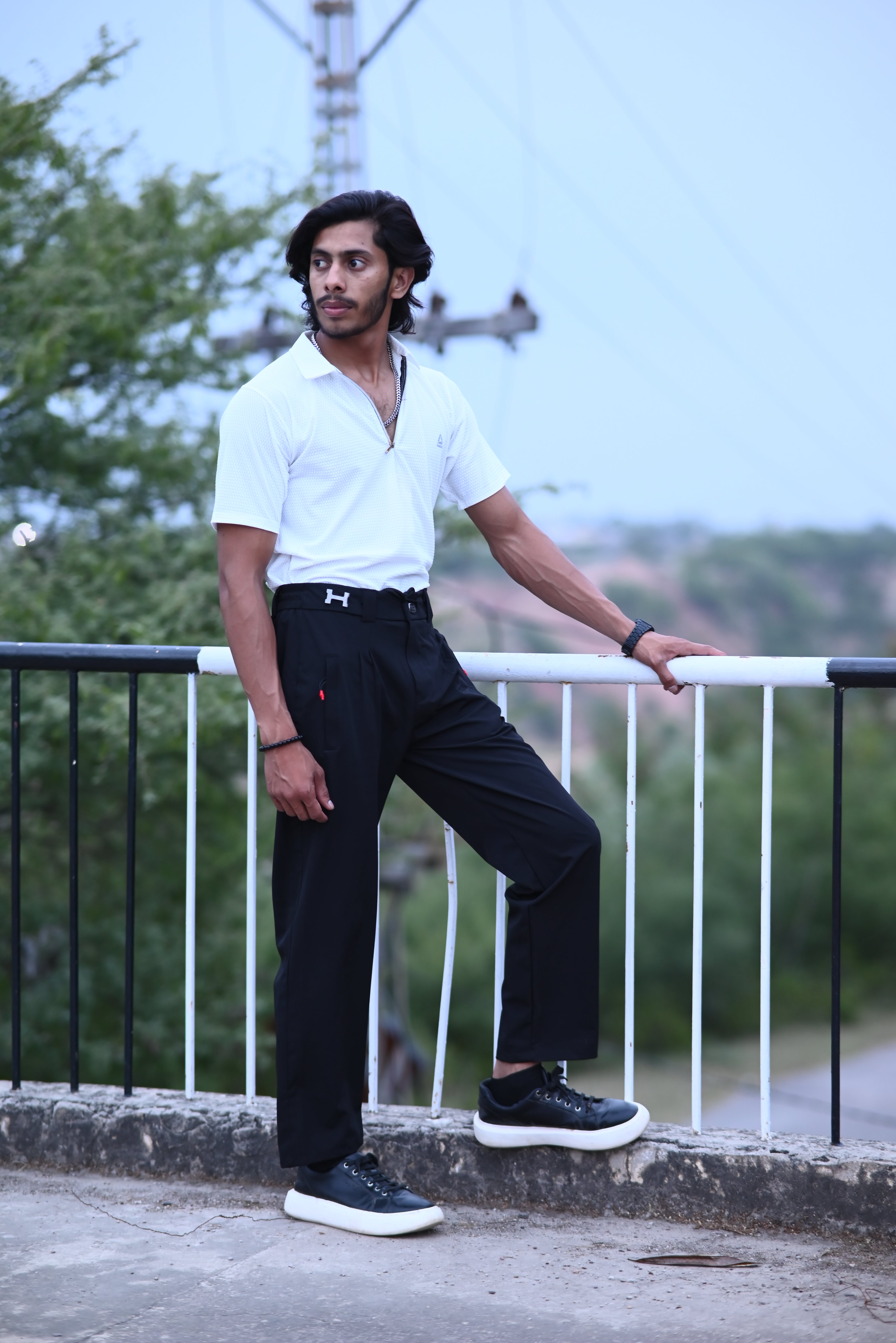 Premium Gurkha Pants + Polo Shirt Combo — Smart Casual Set