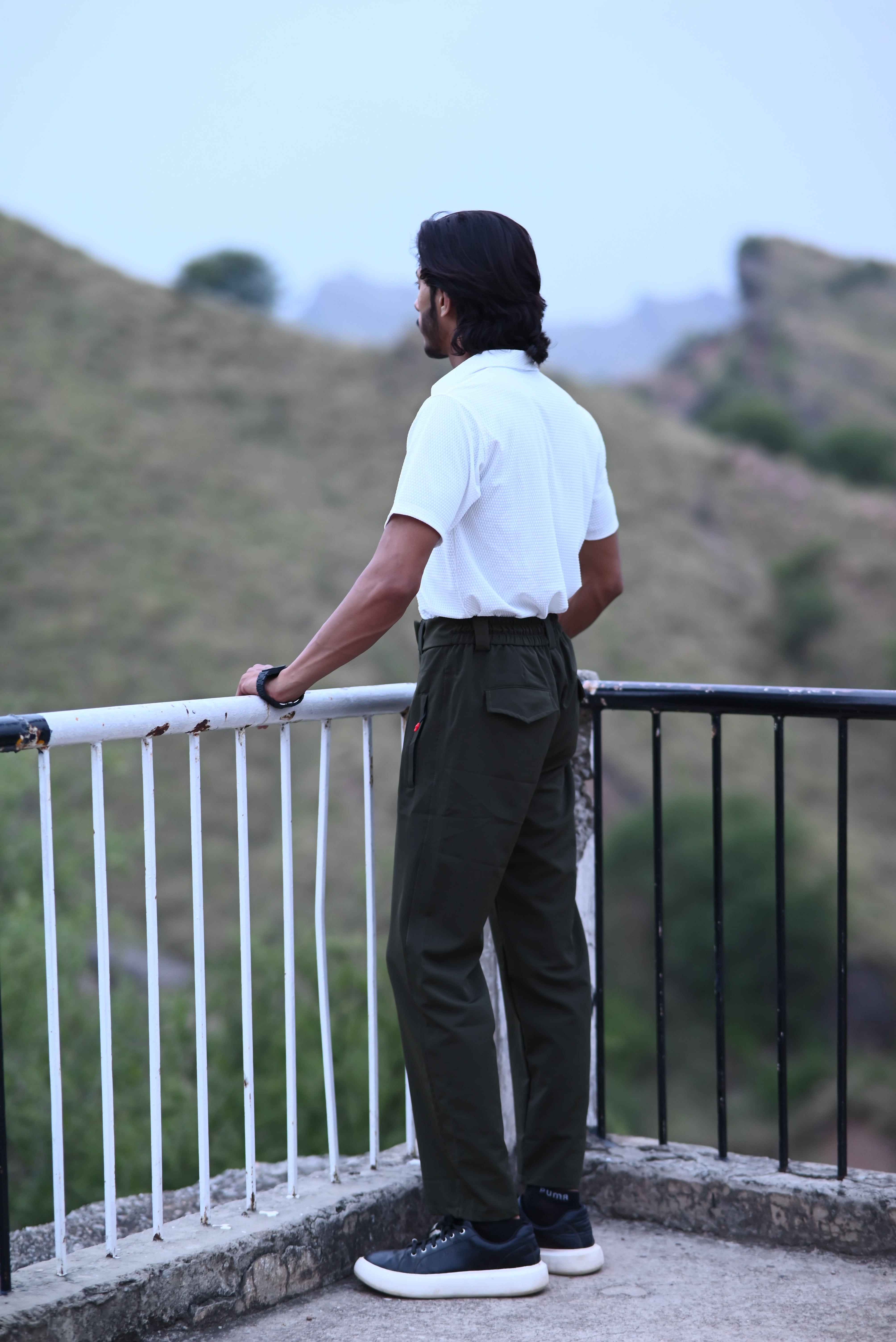 Premium Gurkha Pants + Polo Shirt Combo — Smart Casual Set
