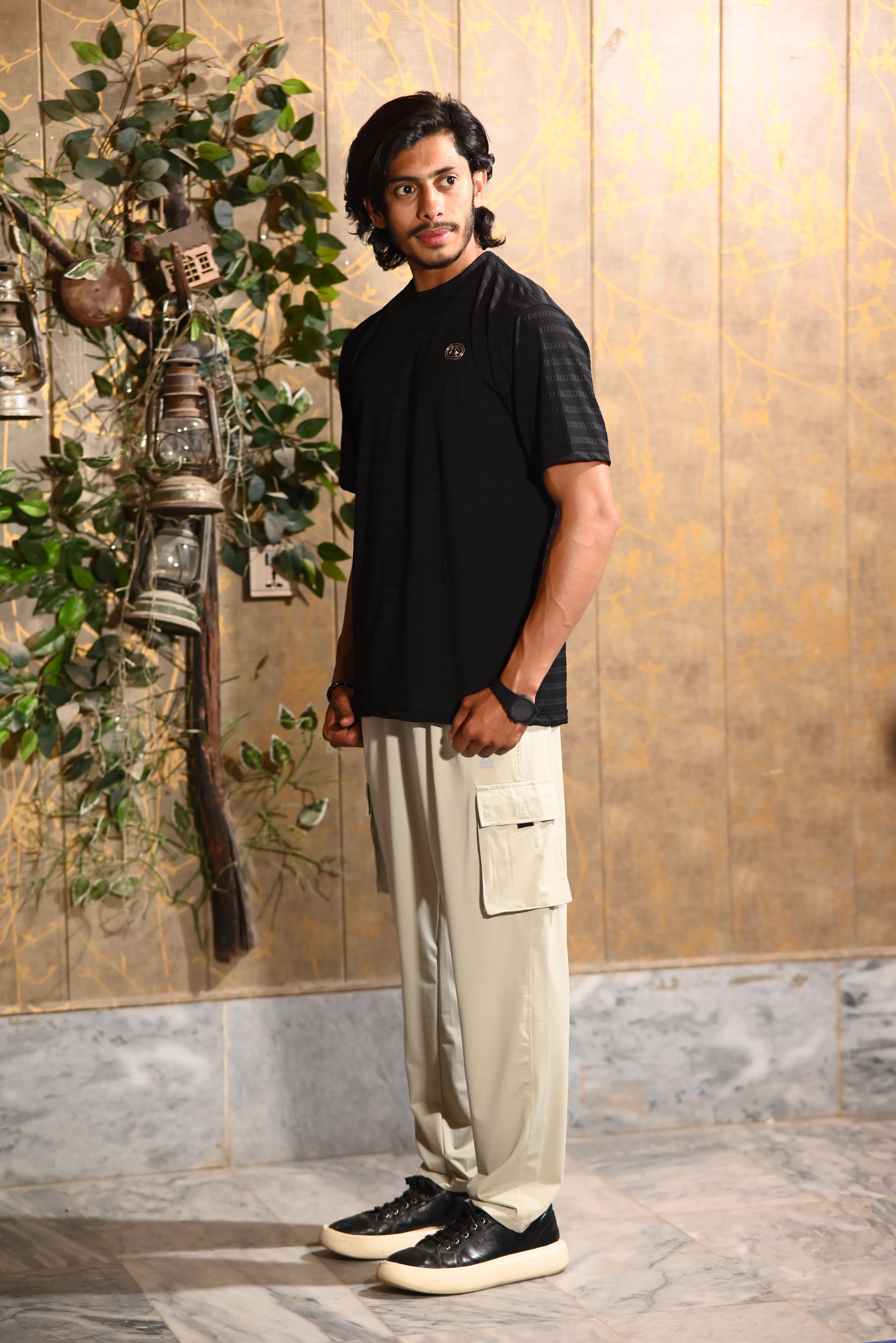 Premium Cargo Combo Set — Tee + Cargo Pants