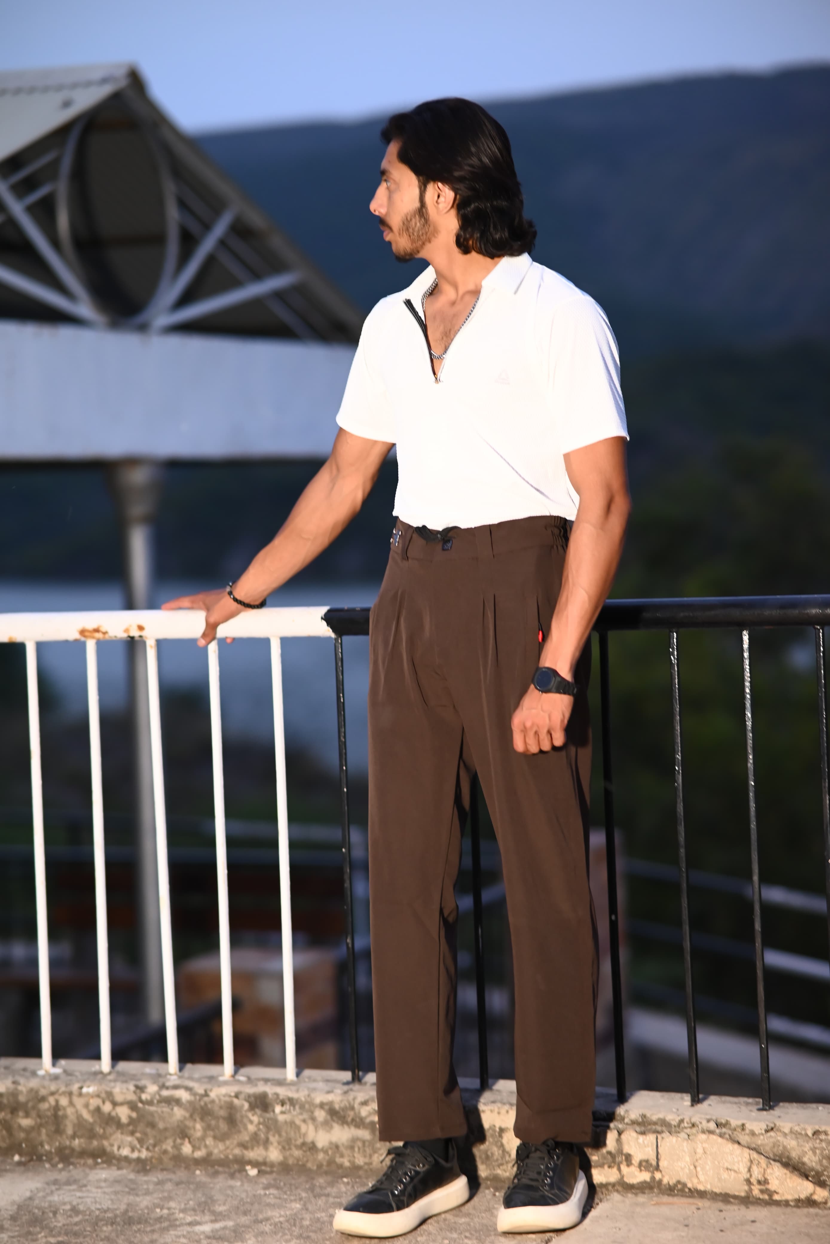 Premium Gurkha Pants + Polo Shirt Combo — Smart Casual Set