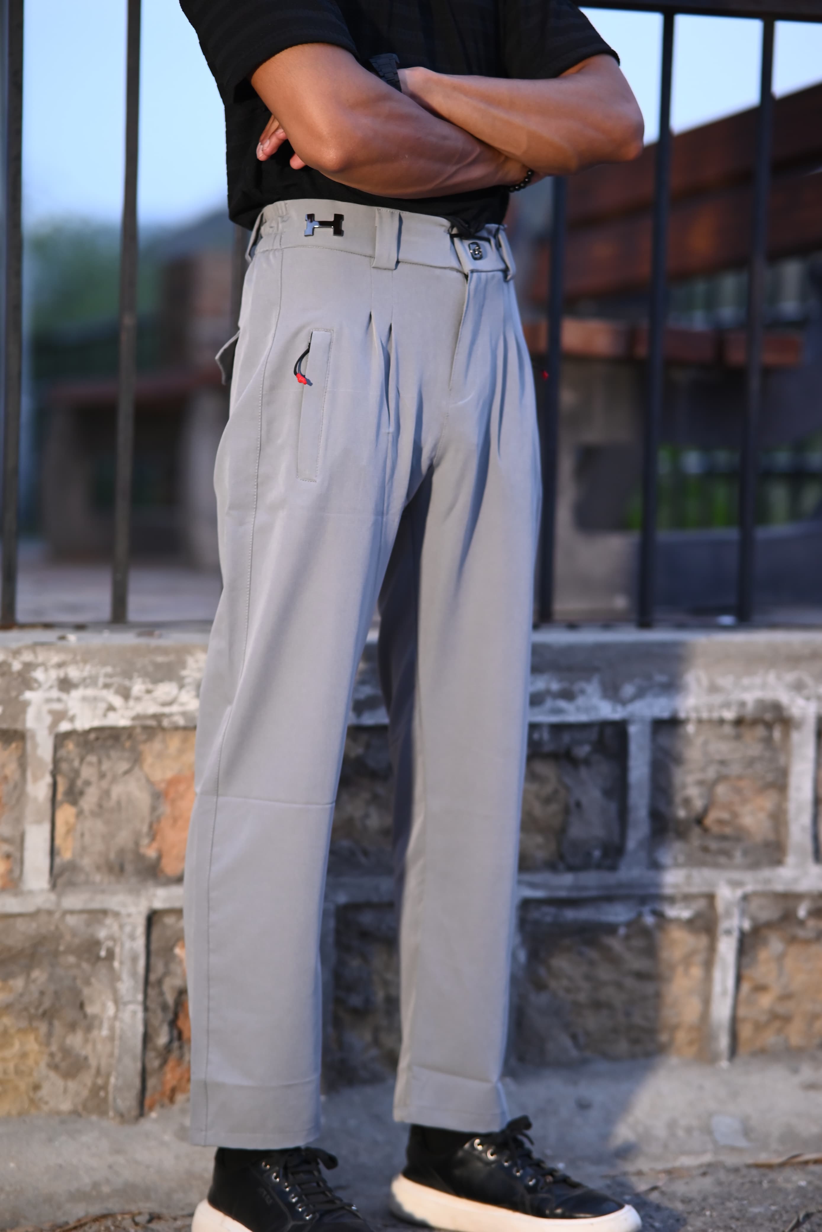 Premium Gurkha Pants + Polo Shirt Combo — Smart Casual Set