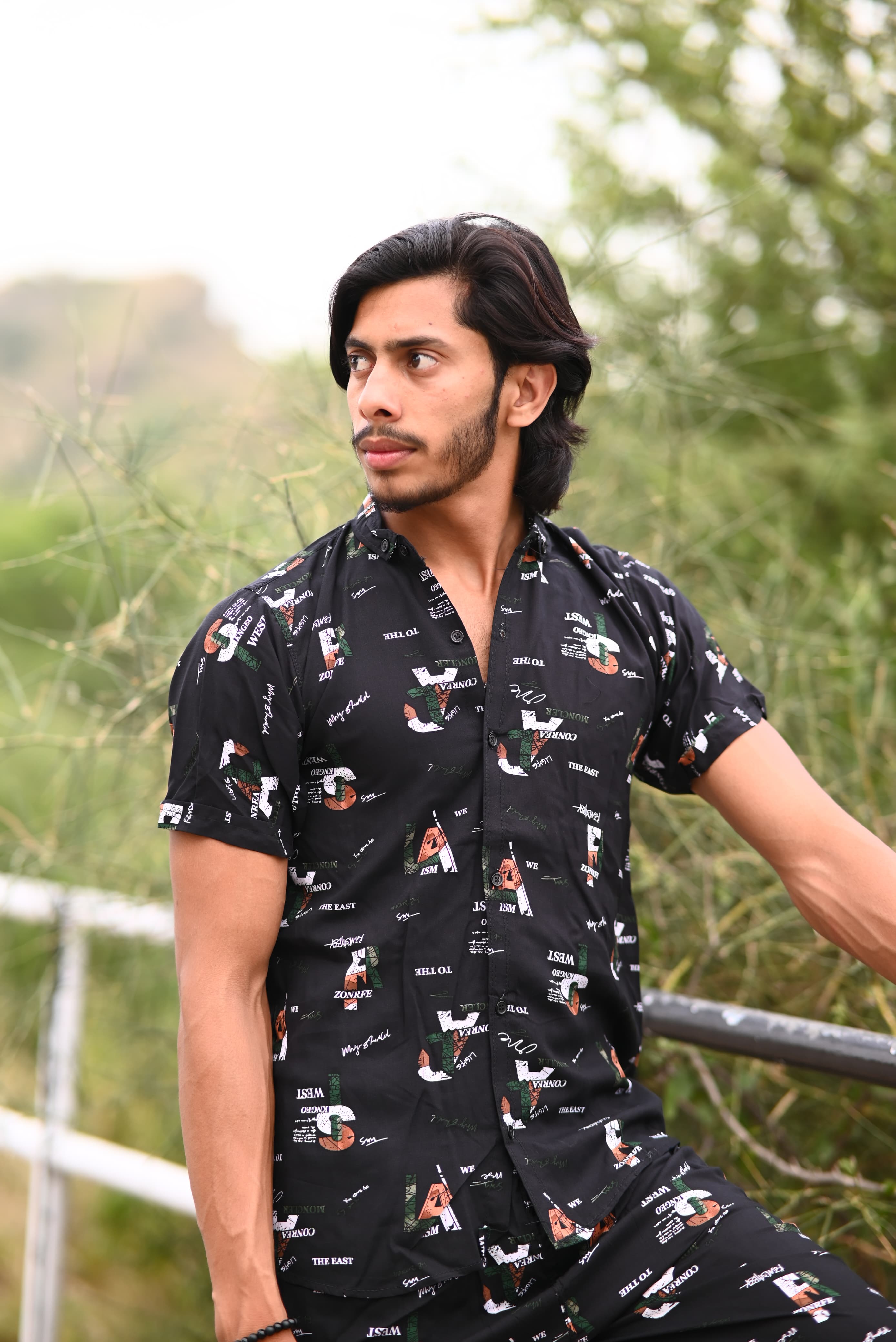 Premium Co-ord Set — Printed Shirt + Shorts