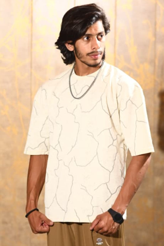 Premium Combo Set — Oversized Printed Tee + Wide Leg Pants