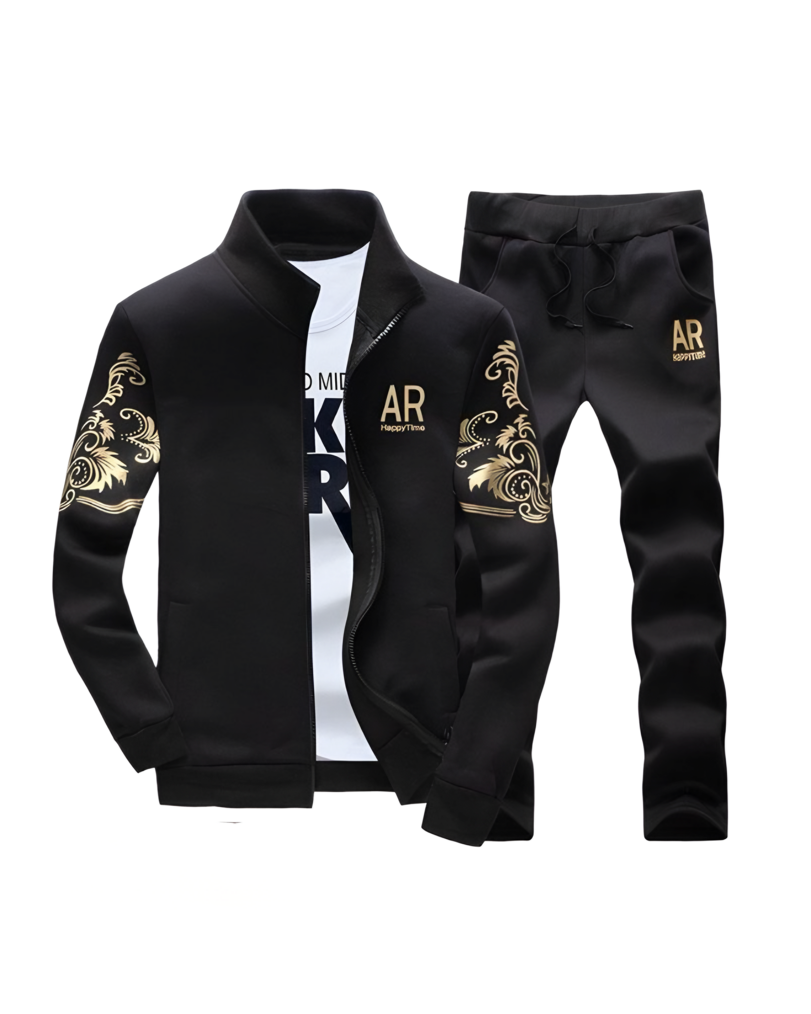 2 Pieces Zipper Track Suits